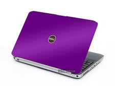 PURPLE Vinyl Lid Skin Cover Decal fits Dell Latitude E5520 Laptop