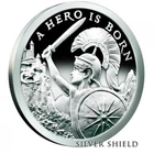 2015 Silver Shield A HERO IS BORN - 1oz Silver Proof Medallion - SSG