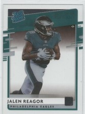 2020 Chronicles Clearly Donruss Jalen Reagor PHILADELPHIA EAGLES Rookie Card 29. rookie card picture