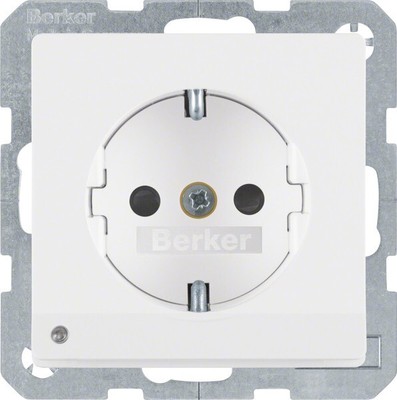 Berker SCHUKO-Steckdose pows/sa 41096089 Steckdosen SCHUKO-Steckdose