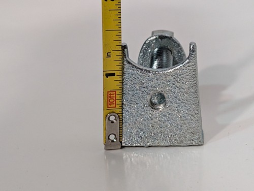Lot of 25 Galvanized Iron Beam Clamps, 1" Wide, 1.25: Tall, 1.25" Deep - Picture 10 of 13