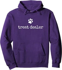 Dog Treat Dealer Funny Humor Dog Owner Dog Treats Unisex Hooded Sweatshirt