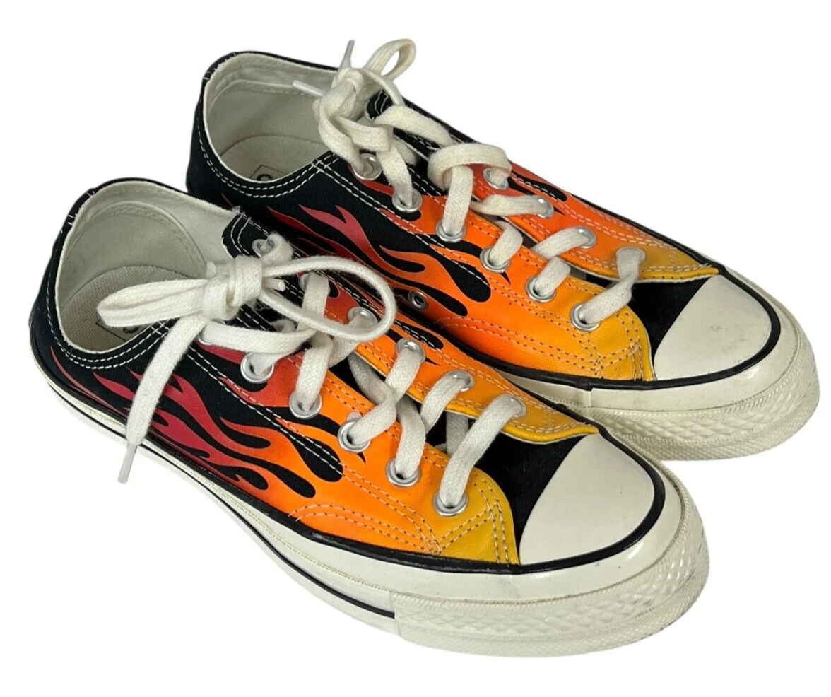 Converse Chuck 70 Low Archival Flame Print for Sale | Authenticity