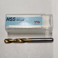 #10 COBALT HSSCO8 SCREW MACHINE DRILL TIN COATED YG1 D4148110 5 PIECES