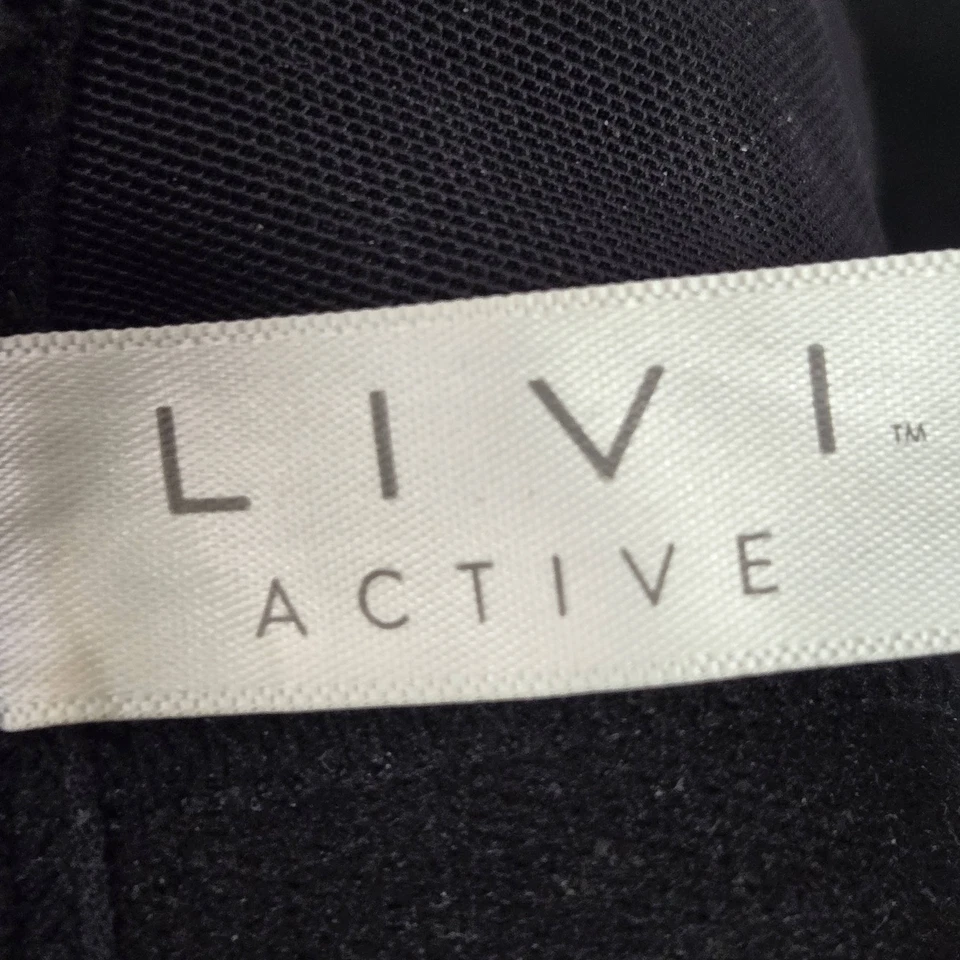 Sujetador deportivo LIVI Active para mujer 42D negro moldeado correa con aros ajustable Foto 3 de 4