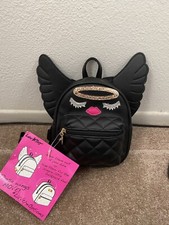 Betsy Johnson Luv Mini Backpack With Rotating Wings, New W/tags
