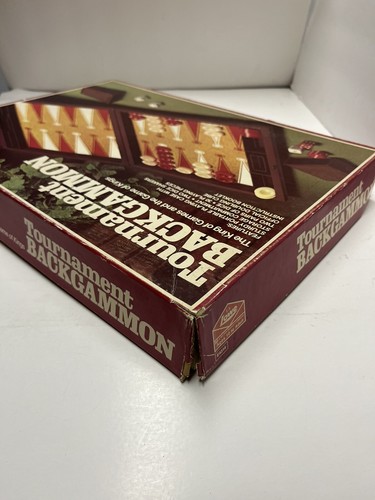Vintage 1978 E.S. Lowe Tournament Backgammon Set E4314 Portable Case - Box Wear - Picture 6 of 8