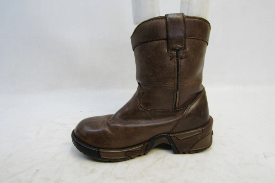 Botas vaqueras Rocky Little Kids jóvenes talla 10,5 M cuero marrón Roper Foto 2 de 4