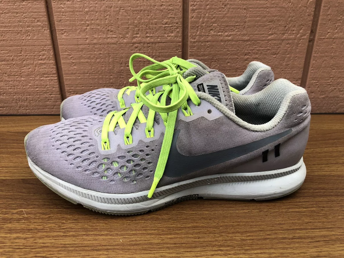 Air Pegasus 34 ID Women US 8.5 Gray Running Training Shoes AH1819-991 C6 | eBay