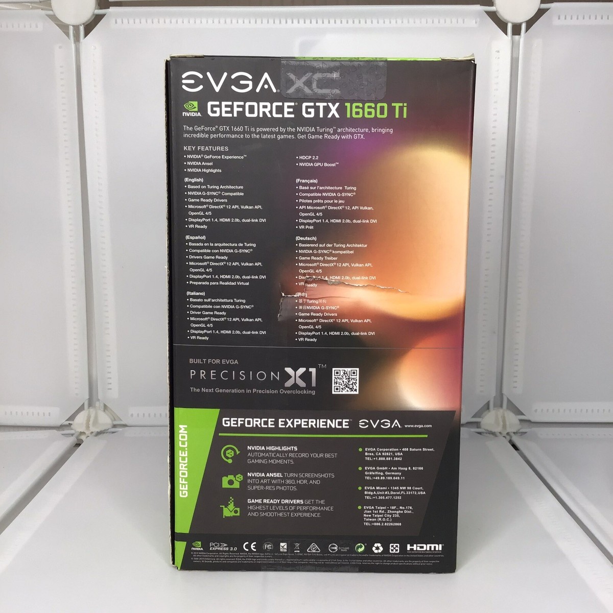 EVGA NVIDIA GeForce GTX 1660 Ti 6GB GDDR6 PCI Express 3.0 Graphics