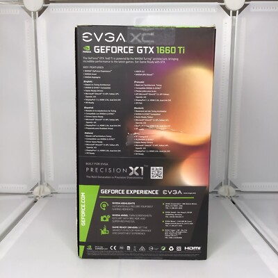 EVGA NVIDIA GeForce GTX 1660 Ti 6GB GDDR6 PCI Express 3.0 Graphics