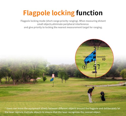 New Golf Laser Rangefinder Telescope Slope Pin Distance Meter Hunting Monocular - Picture 9 of 20