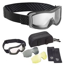 Bolle X1000 Ballistic Goggles 3 Lens Kit Tactical Military Safety Eye Protection
