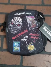 IRON MAIDEN -Tour Rocksax Crossbody Bag~New~