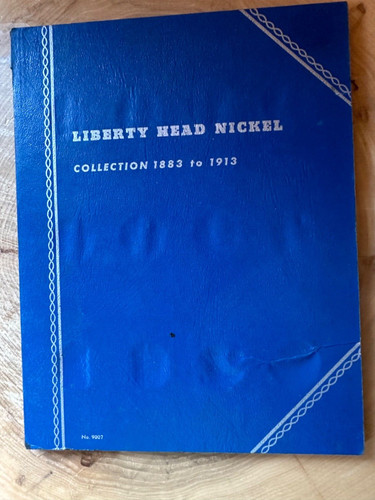 1883-1912 Liberty Head Nickel Collection Album, Empty! Preowned See Description