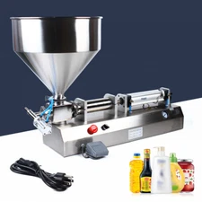50-500ml Double Head Liquid Filling Machine Pneumatic Paste Filling Machine