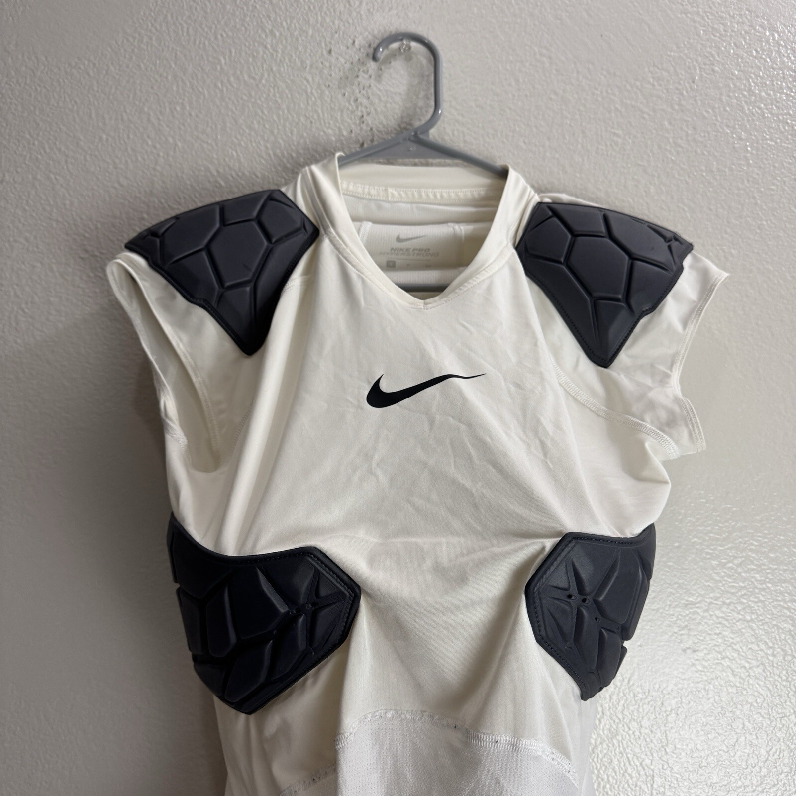 Nike Pro Men White Hyperstrong Compression Padded… - image 2