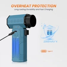 Outdoor High Turbo Blower Jet Fan Violent Turbofan Brushless Motor Rechargeable