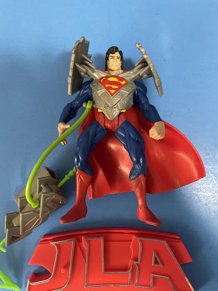 Figura de acción Kenner Total Justice Superman 1996 vintage suelta. Foto 3 de 4