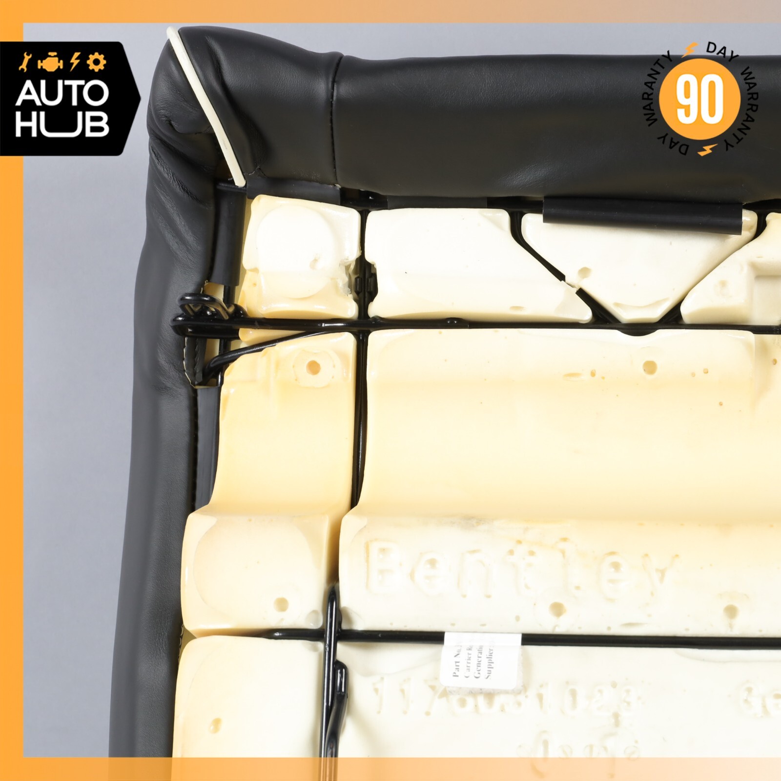 07-11 Bentley Continental GTC Rear Right Side Bottom Lower Seat Cushion OEM 59k
