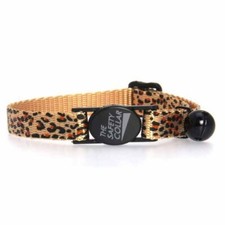 East Side Collection Cat Collar in Cheetah adjustable 8-12"