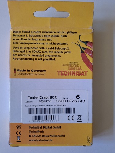 Technisat TechniCrypt BCX, CAM Modul, aus Ladenauflösung - Bild 2 von 5