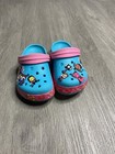 Wonder Woman Iconic Comfort Crocs Slip On Clog Preschool Girls Shoe Size 1y Blue