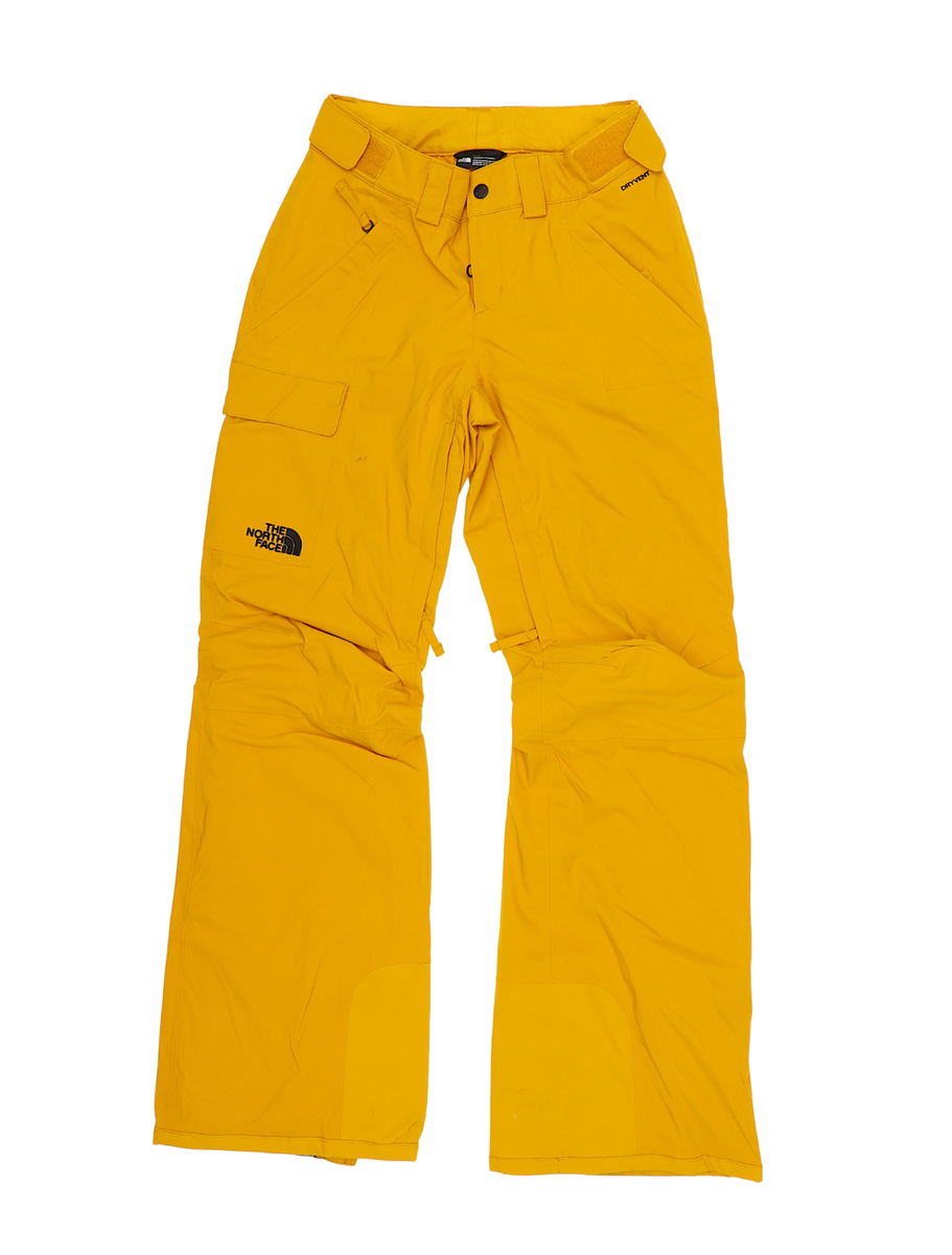 The North Face L135105 Womens Yellow Freedom Waterp-f Snow Pants Size XS Reg