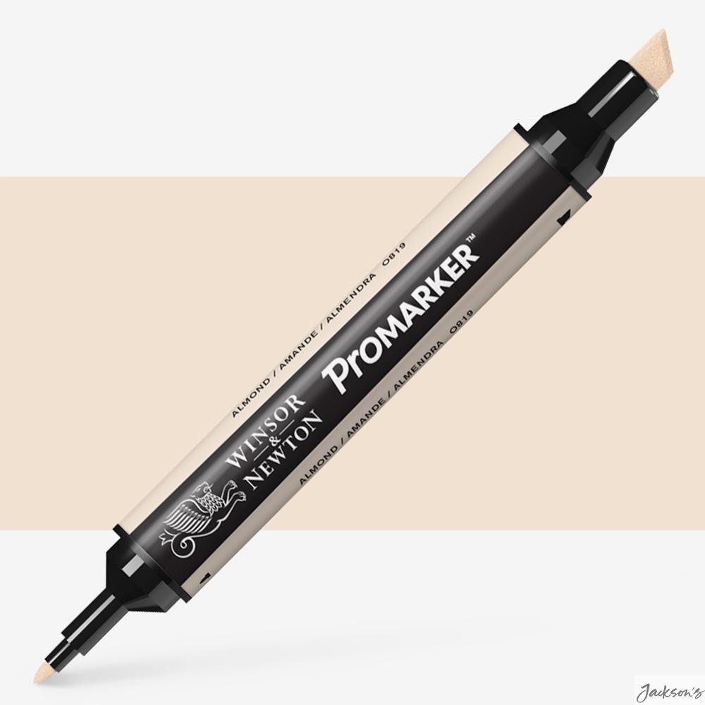 Winsor & Newton ProMarker Twin Tip Alcohol Marker Almond For Illustration