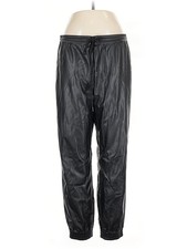 NWT A New Day Women Black Faux Leather Pants L