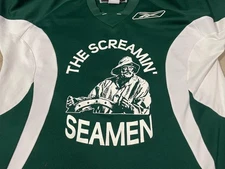 vintage The Screamin Seamen CCM Reebok hockey jersey sz L