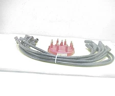 8 Delphi 8.8 MM Ignition Spark Plug Wires w/ 45° Boots & MSD Distributor Cap