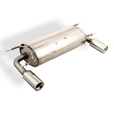 FOX Sportauspuff Endschalldämpfer re li je 1x90mm für Mazda MX5 Typ NC 1.8l 2.0l