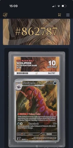Scolipede 134/086 Illustration Rare ACE 10 #LOW POP