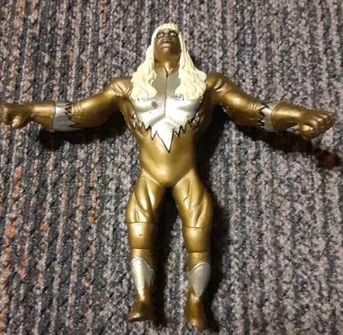 VTG 1996 WWF WWE Titan Bendems GoldDust Dustin Rho...
