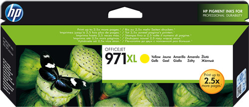 Cartouche encre HP 971 XL jaune CN628AE pour imprimante OfficeJet Pro