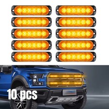 10pc Led Emergency Strobe Warning Flashing Lights Car Truck Beacon