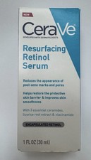 CeraVe Resurfacing Retinol Serum 1 fl oz Niacinamide Ceramides Licorice Root