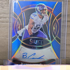 Panini 2025 Select Signatures Blake Cashman Vikings Blue Prizm Auto /149
