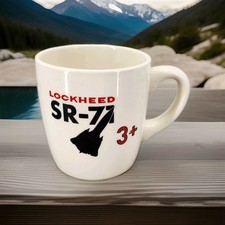 Vintage(Early 80s) Lockheed "Skunk Works" SR-71 "Blackbird" Mach 3+ Mug Par Tool