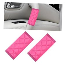 2PCS Car Inside Door Handle Protector, Soft Velvet Auto Grab Handle Pink