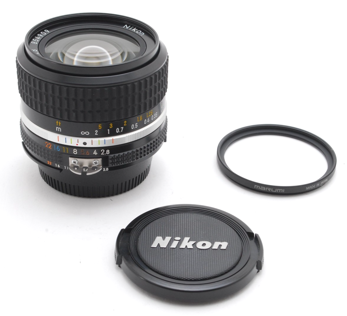 SIC [MINT] Nikon Ai-S Nikkor 24mm f/2.8 S/N 854xxx AIS Wide Angle