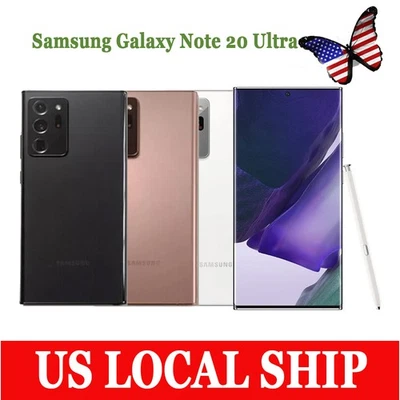 Sealed-NEW Samsung Galaxy Note 20 Ultra 5G 12+128GB SM-N986U GSM CDMA Unlocked