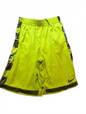 Nike Boys Bright Yellow Basketball Shorts XL Dri-FIT Athletic