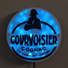 3D Printed Courvoisier Tequila RGB LED 8-Inch Sign With Remote Control man cave