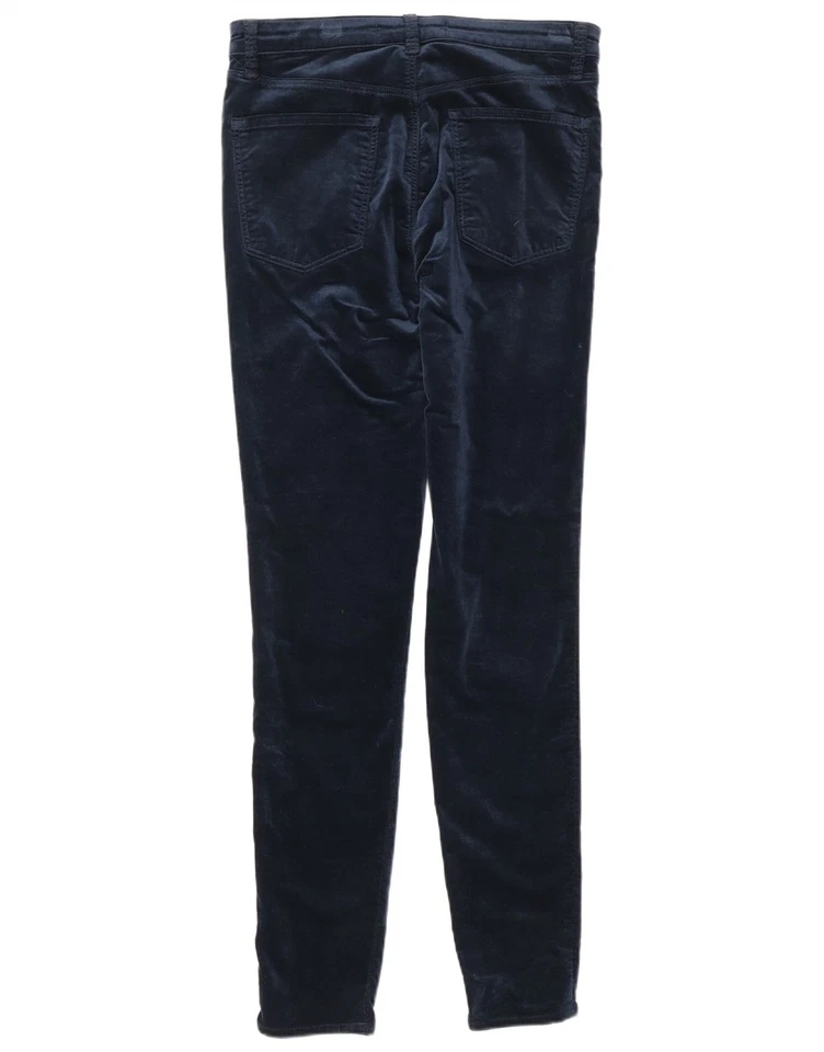 Pantalones informales ajustados de terciopelo para mujer J Brand W29 L30 azul marino algodón DH26 Foto 2 de 3