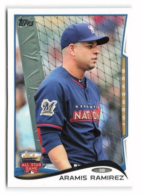 2014 Topps Update #US-18 Aramis Ramirez Milwaukee Brewers
