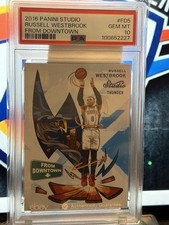 2016 PANINI STUDIO FROM DOWNTOWN #FD5 RUSSELL WESTBROOK PSA 10