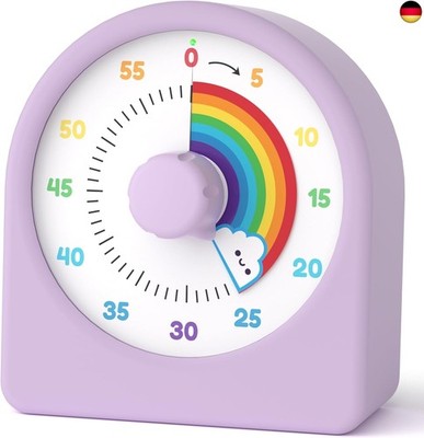 Visueller Timer 60 Minuten Countdown Timer mit Pausenfunktion und austauschbarer