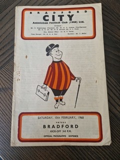 Bradford City V Bradford (Park Avenue) League Div 4 10/2/1968